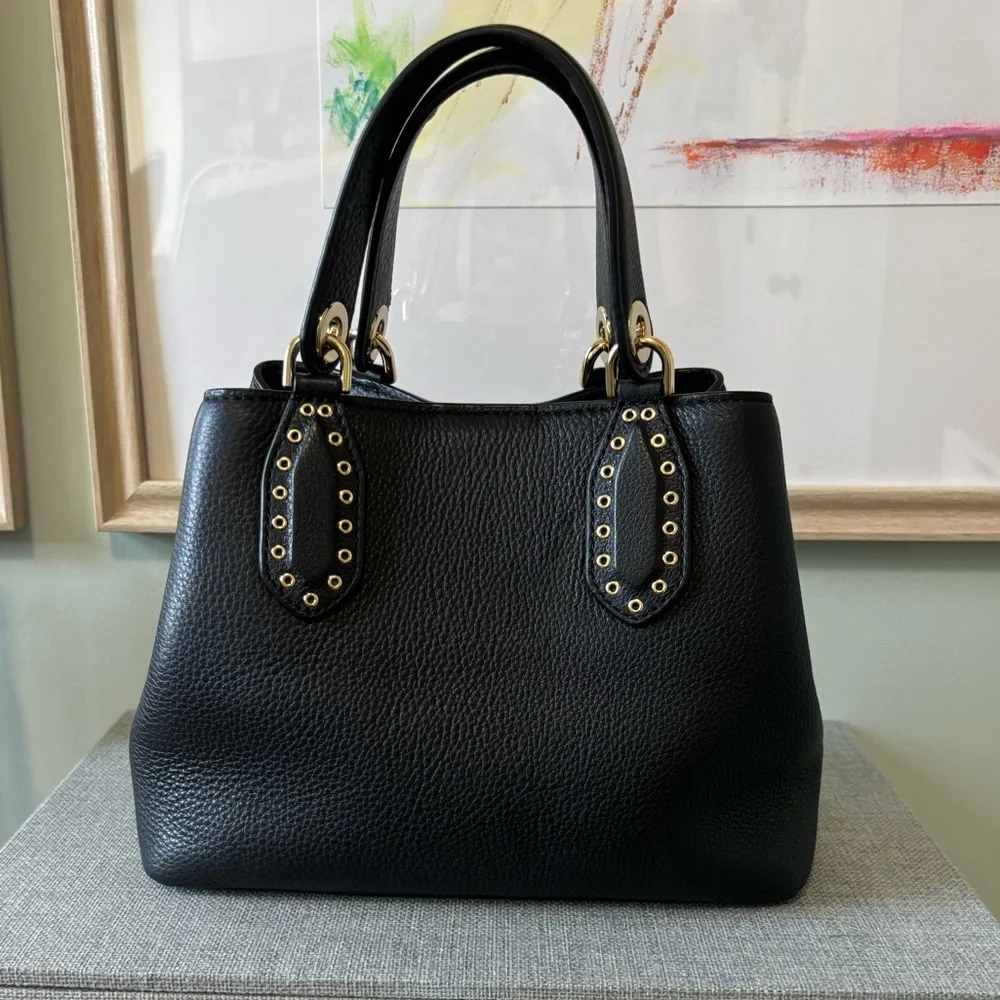 Michael Kors Black Pebbled Leather Handbag - Picture 3 of 5